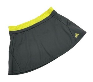 r1_6057W ★定形外 配送★ 美品 adidas アディダス CLIMALITE 吸汗速乾 ドライ維持繊維 テニススコート 女性用/Lサイズ