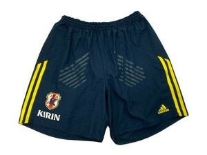 r1_5845 ★定形外 配送★ 日本代表 KIRIN サッカーウェア ハーフパンツ アディダス製 Lサイズ