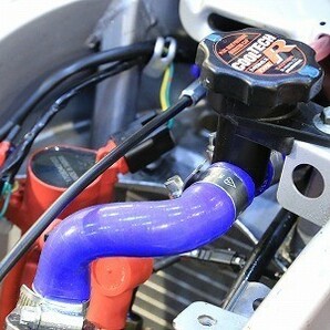 NSR mini用 シリコンラジエターホースセット 【 ブラック 】 NSR50 NSRmini T2Racingの画像8