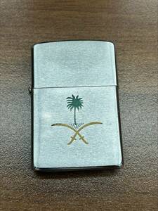 #84X　ZIPPO サウジアラビア紋章　ジッポ　オイルライター　着火未確認