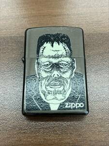 #225　 ZIPPO フランケンシュタイン　デザイン　モンスター　キャラクター　ジッポー　オイルライター　喫煙具　着火未確認