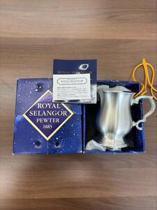 #237　【未使用保管品】　ROYAL SELANGOR PEWTER 1885 ロイヤルセランゴールピューター　カップ　錫製品　箱付き