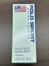 #241D【香水】POLO SPORT RALPH LAUREN　ポロ　スポーツ　ラルフローレン　オードトワレ　40ｍｌ　残90％以上　箱付　メンズ　フレグランス_画像6