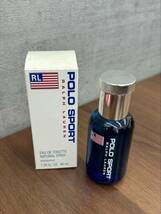 #241D【香水】POLO SPORT RALPH LAUREN　ポロ　スポーツ　ラルフローレン　オードトワレ　40ｍｌ　残90％以上　箱付　メンズ　フレグランス_画像1