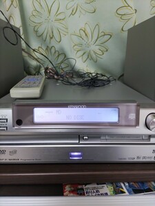 【中古品】希少　レア　KENWOOD　ケンウッド　DVD MDコンポ VC-7DVD　CD読み取り部不良　D端子用コードのおまけ付き