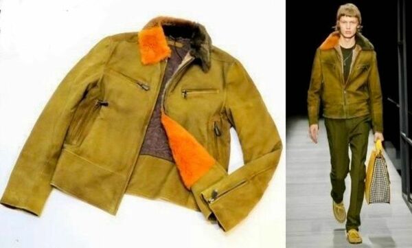 BOTTEGA VENETA レザージャケット Shearling Jacket ムートン　最高級 羊革