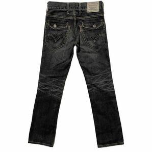 漢の1着 Levi’s リーバイス511 W28 511 SLIM スリム メンズ ジーパン EU511-0017 ブラックデニム デニム フラップポケットの画像3