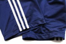 ★90s adidasアディダス トレフォイル ロゴ刺繍 トラックパンツ 紺×白★ジャージ オールド 3本ライン ランニング スポーツ ネイビー_画像8