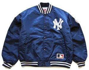 ★FELCO 70周年 MLB New York Yankees ニューヨーク ヤンキース キルティングライナー ナイロンスタジャン 紺★オールド ジャケット