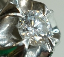 ダイヤ　0.18ct 13pt号　pt900　大網てんとう虫　L17-178-2_画像6