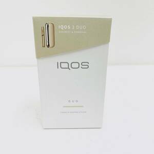 ●1円スタート！ お買い得！！ IQOS3 DUO ゴールド●/電子タバコ/アイコス/デュオ/喫煙グッズ/副流煙ゼロ/ニコチンゼロ/雑貨/