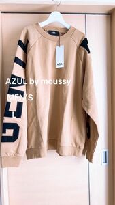 新品未使用 AZUL by moussy アズールバイマウジー スウェットプルオーバー トレーナー L