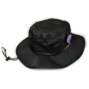  large size water repelling processing adventure hat head .61cm 10380 BK adjuster attaching 