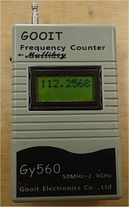 frequency counter 周波数カウンター　中古 GOOIT Gy560 