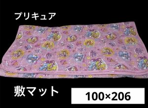 中古品　プリキュア　敷パット　子供　キッズ　ピンク 敷物　寝具　お昼寝　保育園　ベッド　布団　女の子　女児　アニメ　人気　ガールズ