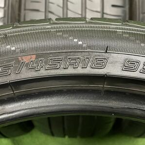 ★215/45R18 93W 4本Set 2021年製 ダンロップ エナセーブ DUNLOP ENASAVE EC204 約6mm以上溝 夏用 サマ—タイヤ 中古 ★送料無料の画像8