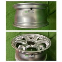 ★Weds KEELER ウェッズ キーラー 16インチ 16×7.0J +37 PCD139.7 6H ハブ:約110mm 4本Set 中古 アルミホイール ハイエース★送料無料_画像6