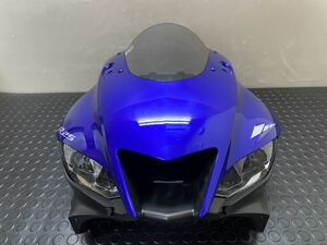 YZF-R25 ( '19- ) YAMAHA 純正 アッパーカウル (アオ)ヘッドライト インナー カウル フロントカウル 一式 スクリーンYZFR25 BS7-F835G-00 