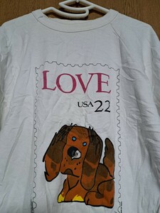 ALORE　M　トレーナー　長袖シャツ　USA　LOVE USA22