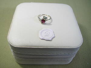 *Q-pot K10teti bearing . jewelry case beautiful goods!