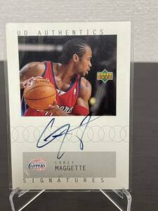 Corey Maggette NBA 直筆サイン upper deck clippers auto signature コーリー マゲッティ