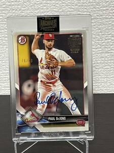 PAUL DEJONG BOWMAN 2018 #84 MLB メジャーリーグ ポール デヨング CARDINALS セントルイス カージナルス DE JONG signature auto サイン