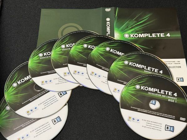 Native Instruments KOMPLETE4インストールディスク