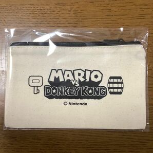 MARIO VS DONKEY KONG Amazon.co.jp 限定オリジナルフラットポーチ マリオvsドンキーコング 未開封