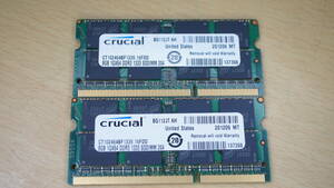 【DDR3L-1333・8GB×2枚＝16GBキット】Crucial Micron CT102464BF1339.16FDD