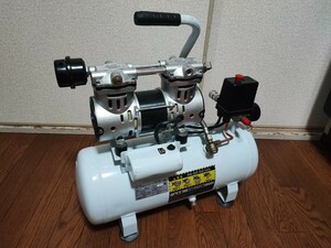 EARTH MAN 高儀 13L オイルレス 静音 エアーコンプレッサー ACP-13SLA 100V