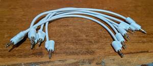 Tiptop Audio Stackable Cable 30㎝ White 6本セット　Doepfer モジュラ　ユーロラック