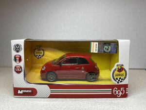 MONDO MOTORS 1/43 ABARTH 695 tributo Ferrari Red モンドモータース アバルト トリブート フェラーリ　ミニカー 