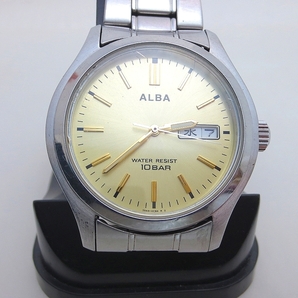 IW-7264R SEIKO ALBA 腕時計 7N43-0BA0 電池交換済 動作保証付の画像2