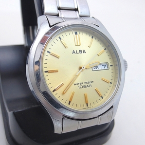 IW-7264R SEIKO ALBA 腕時計 7N43-0BA0 電池交換済 動作保証付の画像1