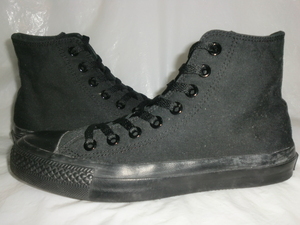 ★CONVERSE ALL STAR Hi `16製コンバース オールスター Hi ブラック Chuck Taylorヒールパッチ 1-2回着用程度