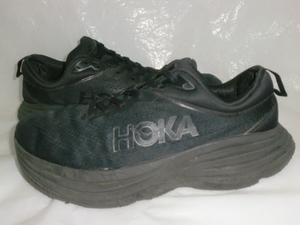 ★訳有 HOKA One One BONDI 8 WIDE `21製ホカ オネオネランニング 1127953 BBLC ボンダイ 8 ワイド ブラック/ブラック