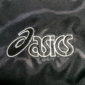 ★`90s日本製 asics グランドコート M `97製アシックス XGW523 グラコン 中綿ベースボールジャケット ブラックの画像6