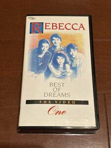 REBECCA Rebecca BEST OF DREAMS THE VIDEO One VHS video with translation 