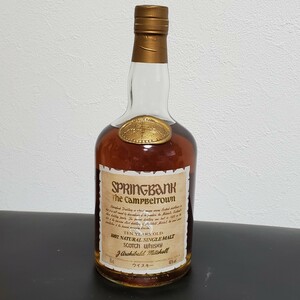 1円～SPRINGBANK スプリングバンク スコッチウイスキー 10年 古酒 750ml 46% 木箱付き 840