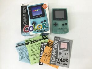 ●営SR835-60　 GAMEBOY COLOR ゲームボーイカラー アイスブルー CGB-001