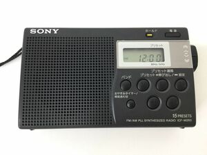 ●営HS070-60　SONY ソニー ICF-M260 FM/AM ポータブルラジオ