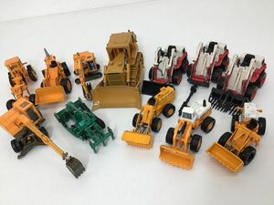 ●営SA395-80　Diapet ダイヤペット 働く自動車 KOMATSU まとめ 12点セット ショベルカー ブルドーザー ミニローダ 他