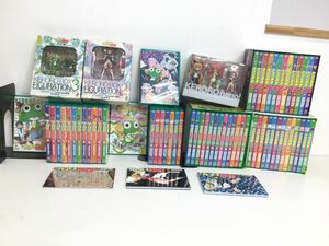 ●営ST708-120　ケロロ軍曹 1th ～ 5th 全DVD シーズン 劇場版 DVDボックス 吉崎観音 ガイドブック フィギュア 箱あり まとめ