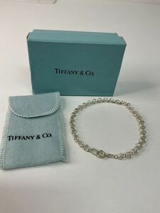 営KZ268-60◆ TIFFANY&Co. ティファニー シルバー 925刻印 チェーン ブレスレット 総重量8.19g箱あり 