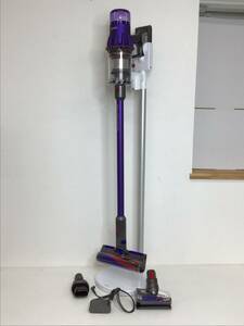 ●営KZ716-160　【稼働品】 Dyson Digital Slim Fluffy Origin SV18 【398857-01】 ダイソン 掃除機 パープル スタンド付き