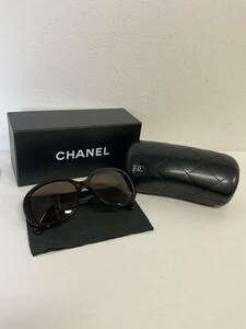 営AD722-60◆ 【美品】CHANEL／シャネル べっ甲柄 ダークブラウン サングラス 5312-A c.714／S5 5718 135 3N 