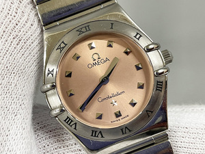 OMEGA オメガ コンステレーション SM マイチョイス 1571.61 SS ピンク クォーツ 修理前提品 レディース 腕時計