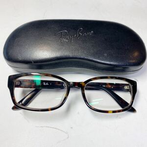 Ray-Ban レイバン RB5198 2345 53□16 140 メガネ　メガネフレーム 眼鏡　ダークブラウンべっ甲　フレーム取り　美品　rb2308223