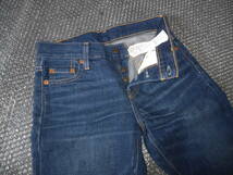 Used リーバイス 501 ジーンズ W23 (約36ｘ2ｃｍ) レディース Levi’s デニム ボタンフライ スモールe セルビッチ 赤耳 PCL16B_画像3