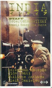 H00015514/VHSビデオ/ロベルト・ロッセリーニ(監督・原案・脚本)「インディア」